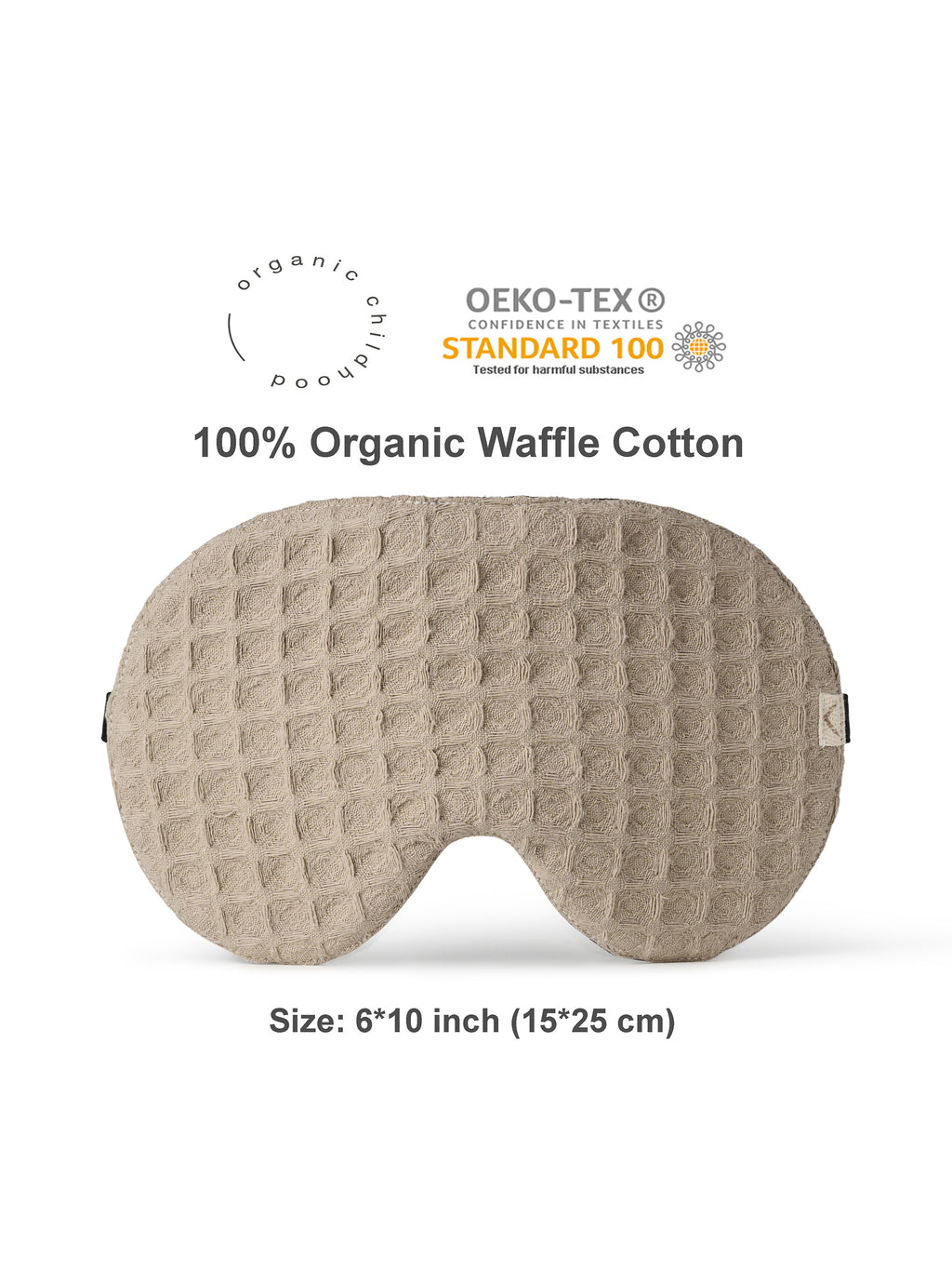 Brown Linen Sleep Mask