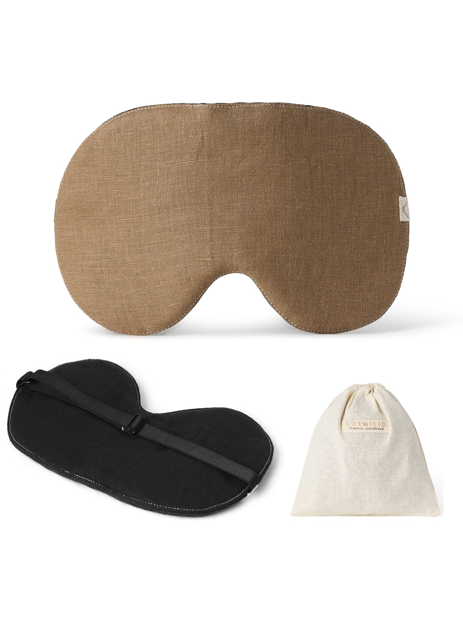 Camel Linen Sleep Mask