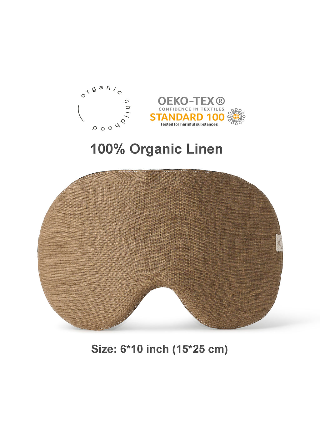 2-Pack Sleep Mask Camel+Natur