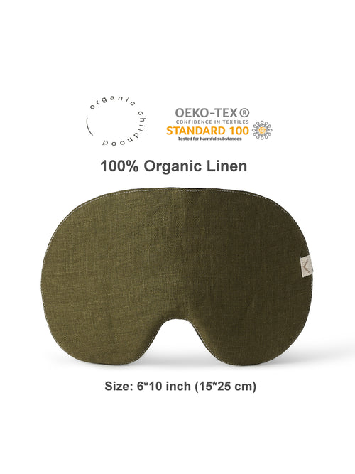 2-Pack Sleep Mask Green+Olive