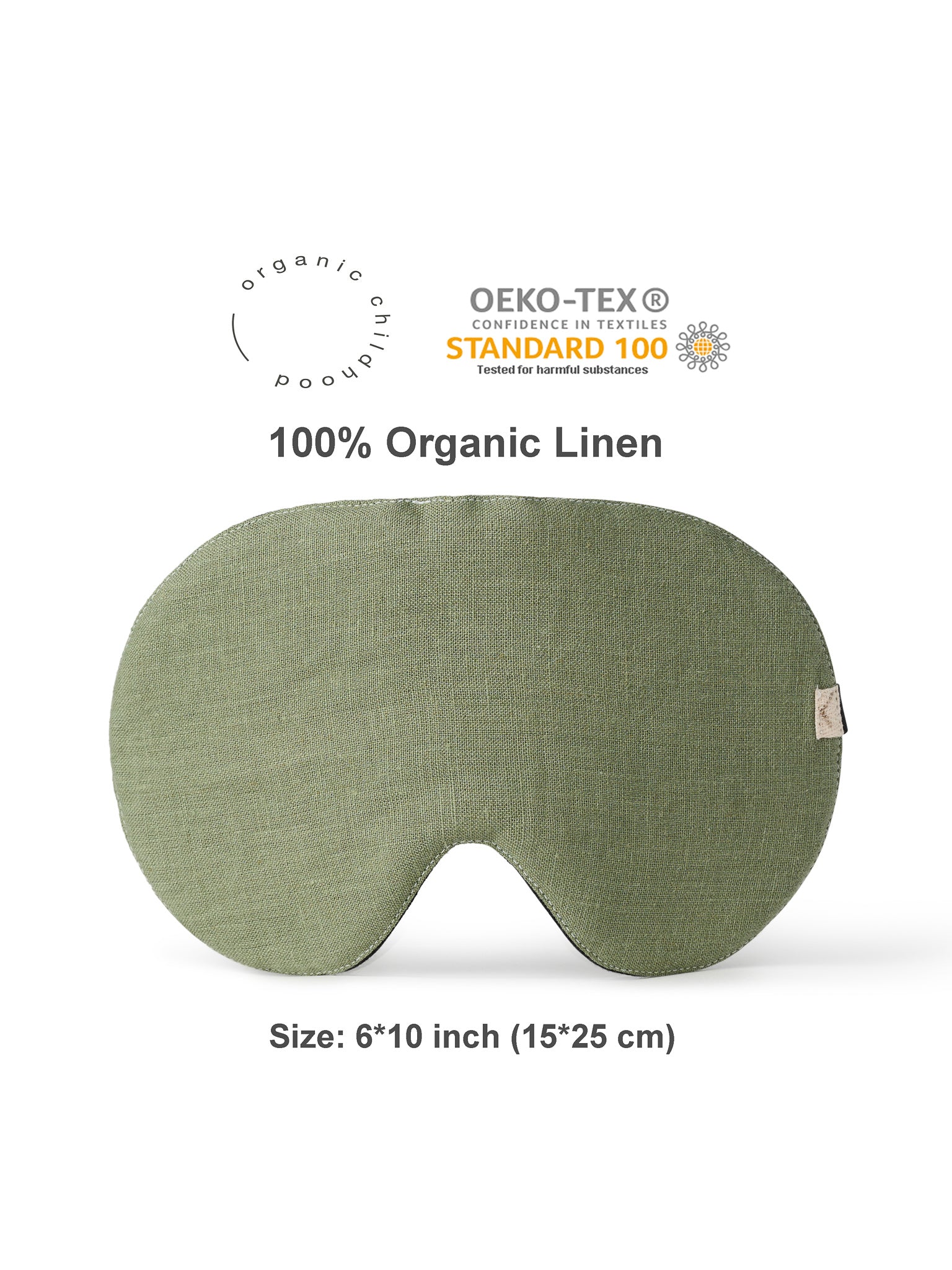 Sage Linen Sleep Mask